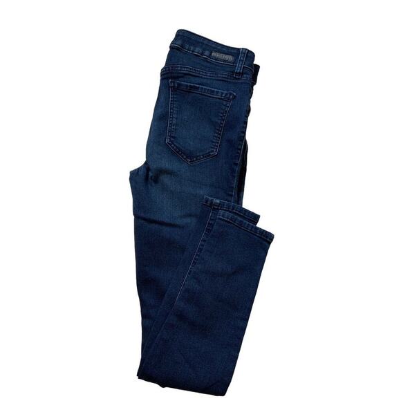 Level 99 Jeans Women's Size 29/8 Faded Dark Wash Stretched Denim - Picture 7 of 11